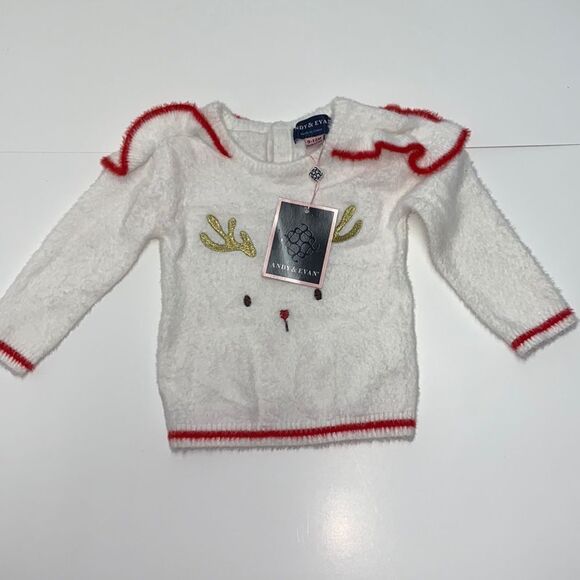 New Andy & Evan sweater dear 9-12 Months - Picture 2 of 5